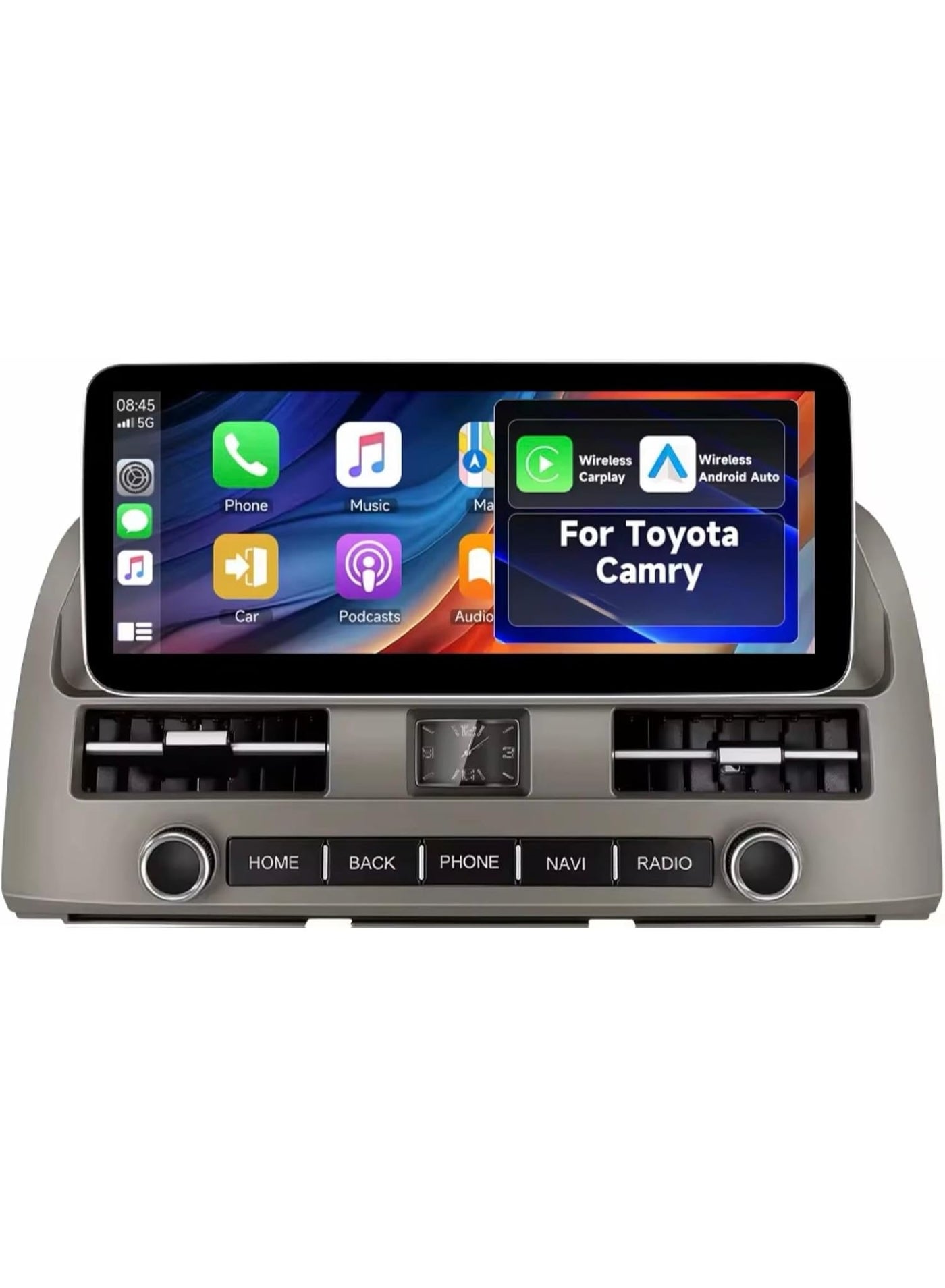 Compare Android Car Stereo for Toyota Camry 20002006 Support Carplay, MLink WiFi BT, Radio GPS, 12.3 Inch IPS Screen with AHD Camera Included at KSA Price