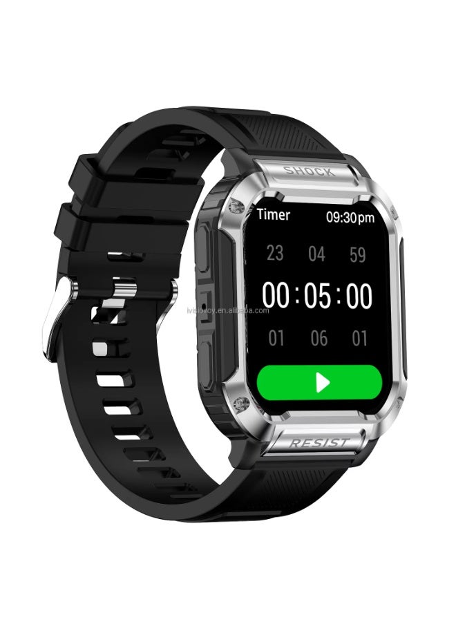Compare NK36 Smart Watch 20252024 Edition – 1.83” HD Touchscreen Fitness Tracker with Bluetooth Calling, IP67 Waterproof Sports Watch for Men & Women, Heart Rate & Sleep Monitor, MultiSport Modes, 4Day Battery, 300mAh Magnetic Charging, Smart Notifications, Compatible with Android & iOS – Alloy Body, Soft Silicone Strap at KSA Price
