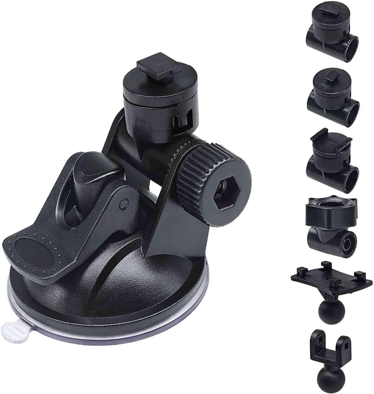 Compare Sportway S40 Dash Cam Suction Mount with 10pcs 360 Rotating Joints for Various Dash Cameras at KSA Price