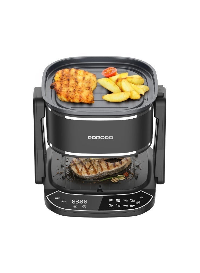 Air Fryer and Electric Grill 2 in 1…