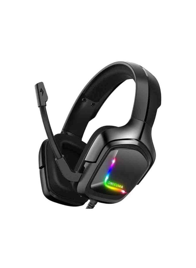 Over-Ear LED Wired Gaming Headphones With Mic…