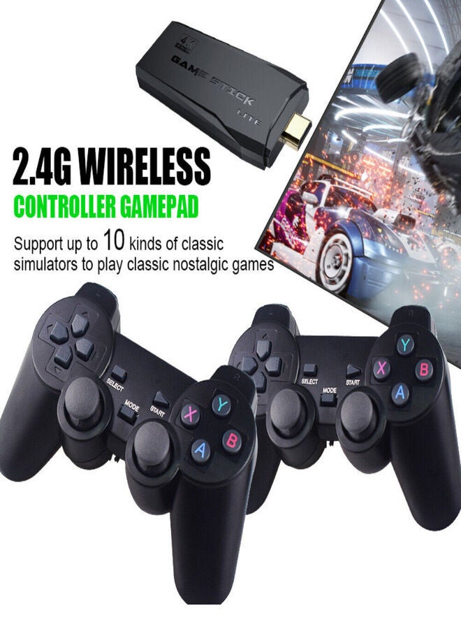 Compare Video Game Stick Lite 4k 2.4g Wireless Anatel Controller Gamepad 2 Controller 10000 Plus Games 64gb Retro Classic Gamepad Suitable For Ps1 Gba Md at KSA Price