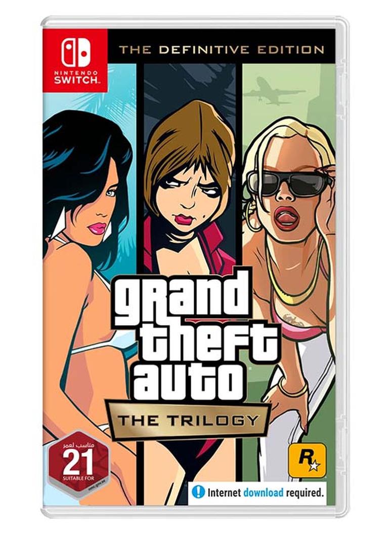 Compare Grand Theft Auto Trilogy: The Definitive Edition Intl Version  Nintendo Switch at KSA Price