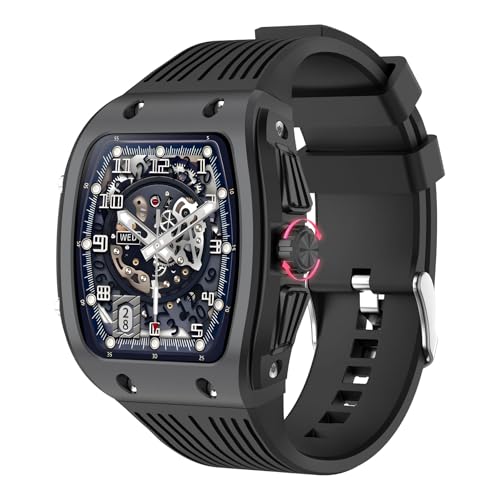 Compare BRIBEJAT Smart Watch for Men AnswerMake Call, HD 1.76 Zinc Alloy Case Smartwatch Waterproof 123+ Sports Modes, AI Watch Face, Pedometer SpO2Heart RateSleep Monitor for iPhone Android Phone at KSA Price