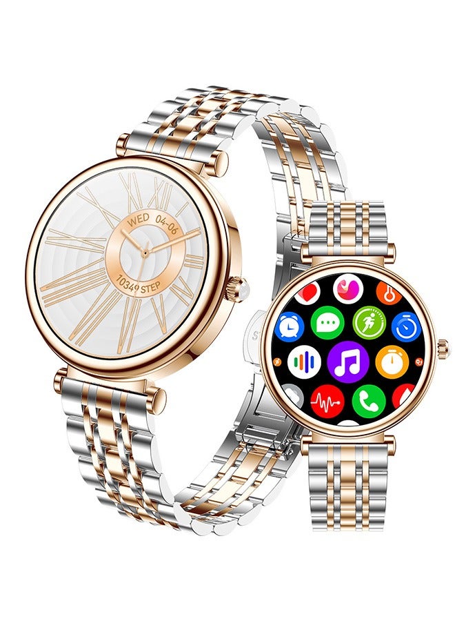 Compare Smart Watches for Women with Diamonds, 1.27”HD Screen Bluetooth Smartwatch for Android iOS Phones, Waterproof Fitness Activity Trackers with Heart RateSpO2BPSleep Monitor at KSA Price
