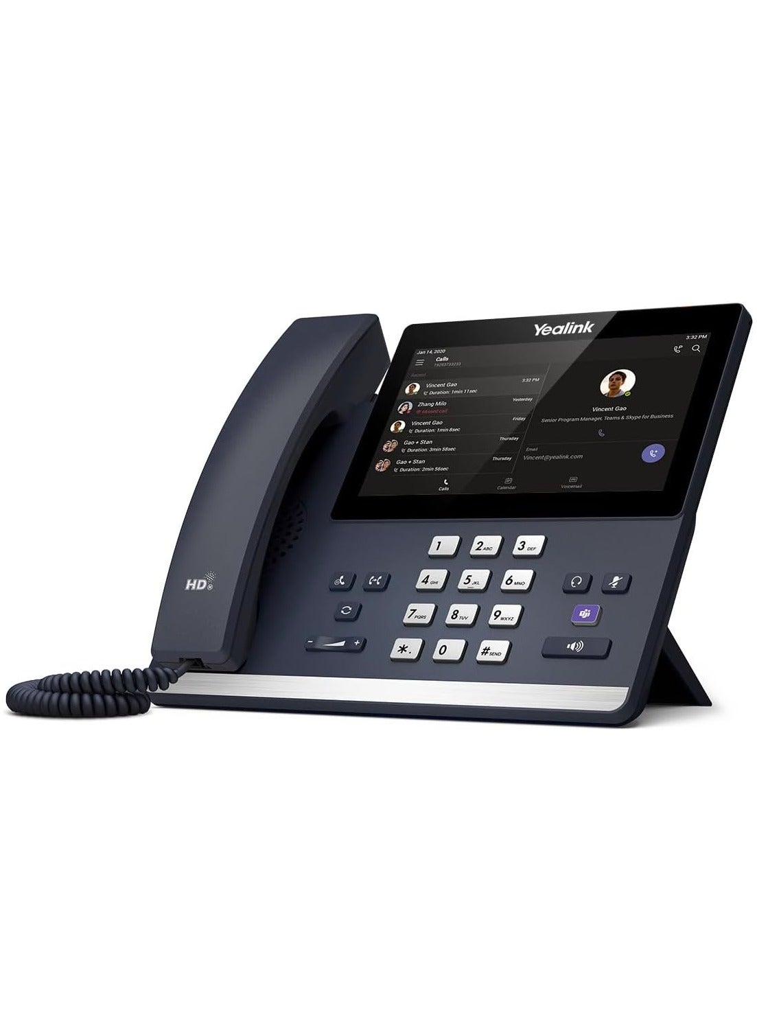 Compare Yealink MP56 E2 Teams IP Phone – Android 13, 7Inch HD Touchscreen, Bluetooth 5.2, DualBand WiFi, PoE, USBC at KSA Price