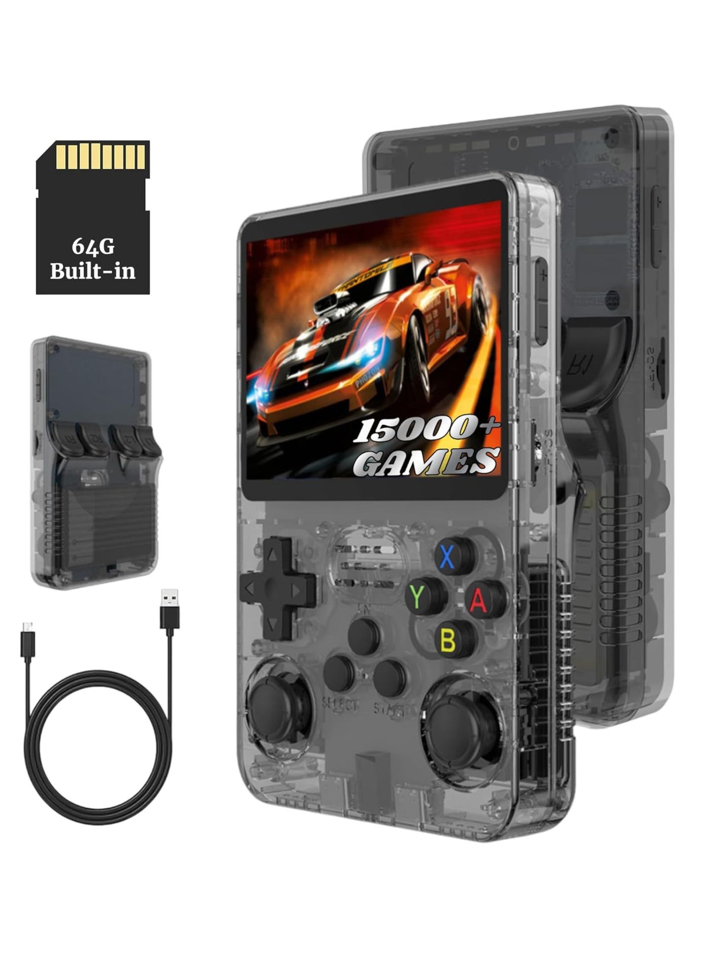R36S Game Console 3.5 Inch Portable Retro Game…