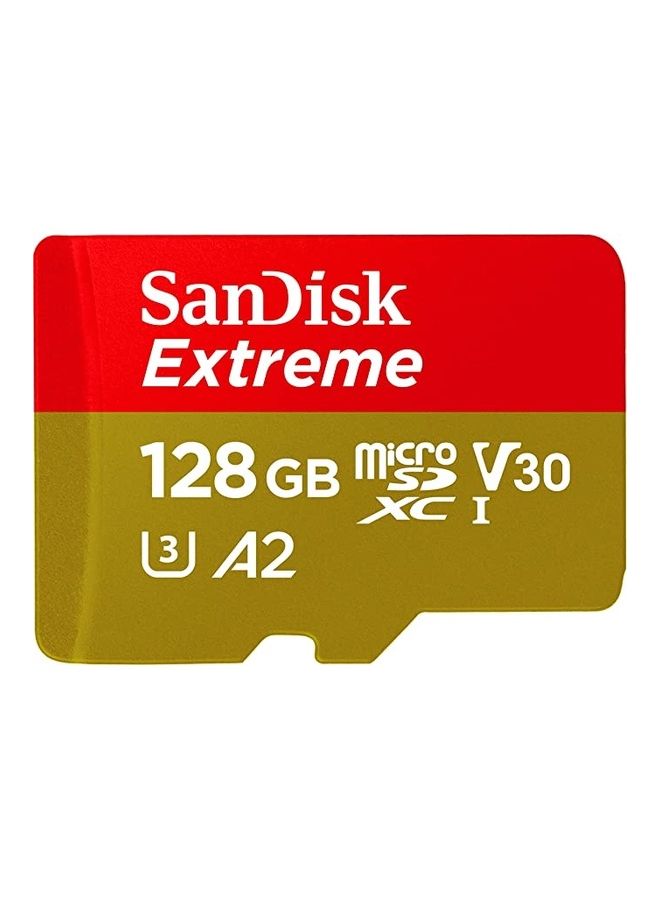 Compare 128 GB Extreme microSDXC Card UHSI A2 V30 U3 C10  19090 MBs 128 GB SDSQXAA128GGN6MN at KSA Price