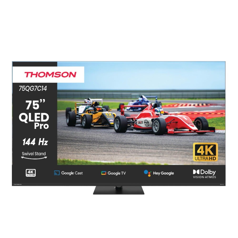 Compare AA 65 QLED Pro TV with Central Stand Design 144Hz Refresh Rate, 4K UHD, Dolby Vision and Atmos, Smart Voice Control, Google Voice Assistant, Frameless Display, Premium Television, 3Year WarrantyAA at KSA Price