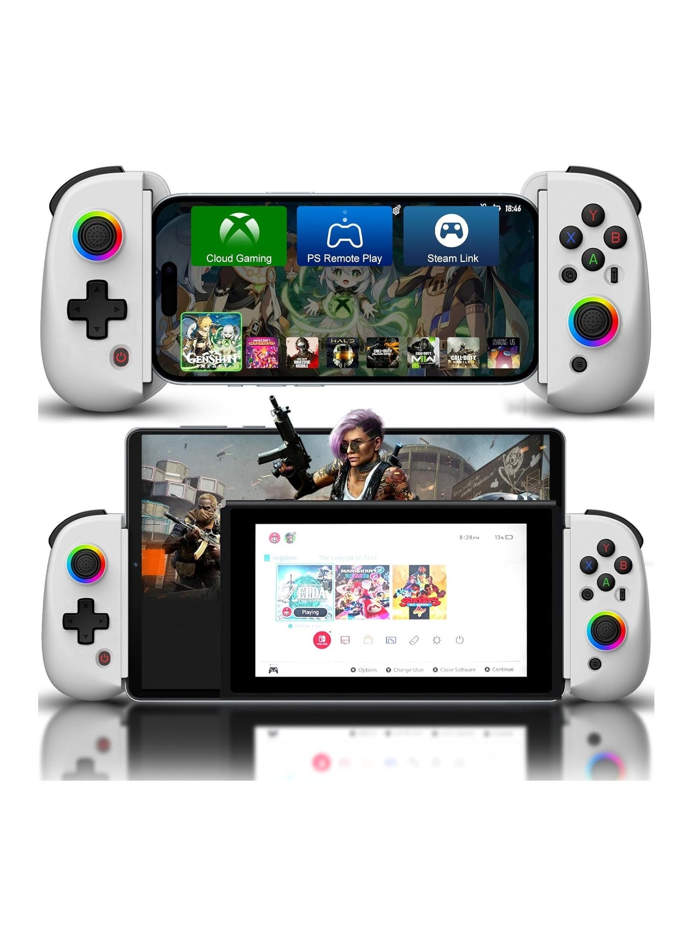 D8 Mobile Gaming Controller for iPhone/iPad/Tablet,…
