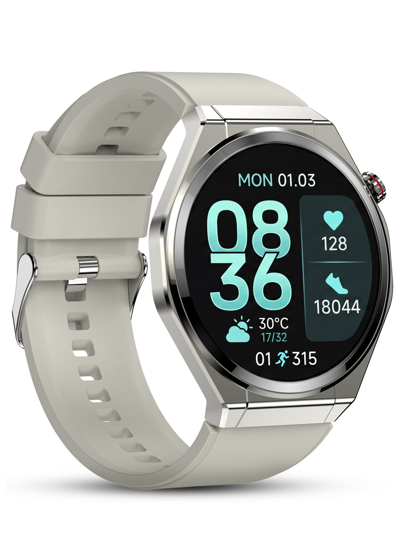 Compare GTAB Mens Smart Watch, Bluetooth Calling Smartwatch, AMOLED Full Touch Screen, AI Voice Assistant, Heart Rate Monitor, SpO2 & Sleep Tracking, Fitness Tracker, Notifications, 30 Days Standby Battery, 7mm Slim Design Android & iOS at KSA Price