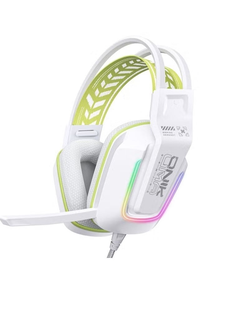 X13 RGB Colorful Lighting Wired Gaming Headset with…