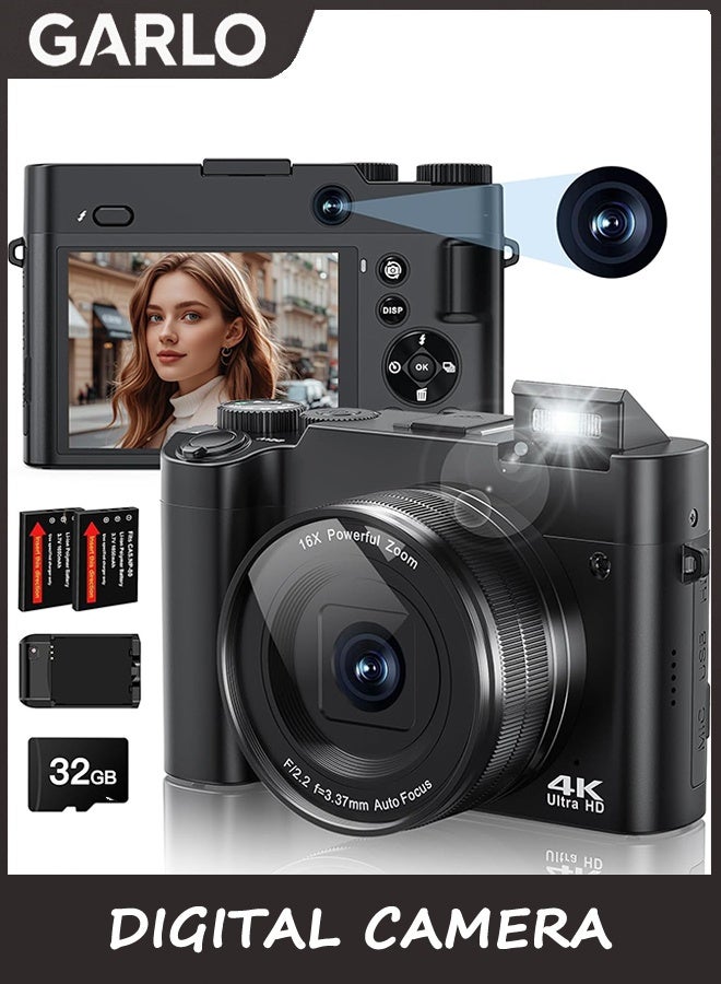 4K Digital Camera,64MP Camera for Photography…