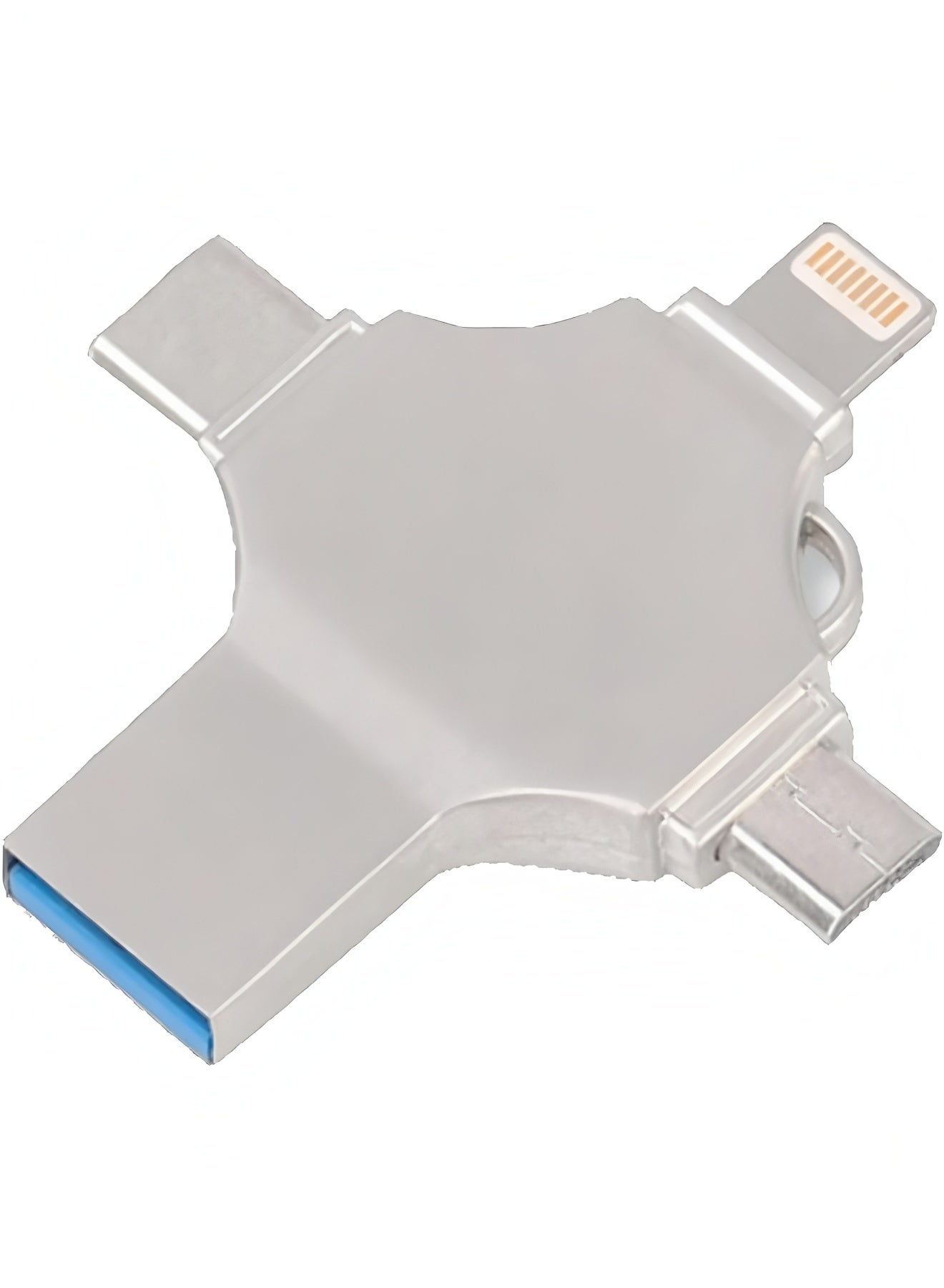 Compare 4 in 1 USB Flash Drive 2TB, MultiDevice Memory Stick with USBTypeCMicroUSBiOS Connectors, HighSpeed External Storage for Phone, Tablet & Computer at KSA Price