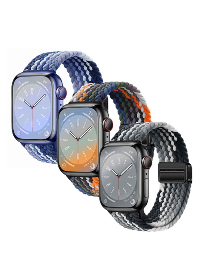 3 Pack Braided Sport Loop Band Compatible with…