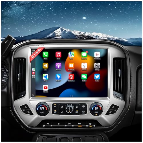 Compare 131 QLED Car Radio Stereo Upgrade for Chevy Silverado GMC Sierra 20142018 8Core Head Unit 4GB64GB with CarPlayAndroid Auto 2K Touch Screen and 1080P Backup Camera 464 Silver at KSA Price