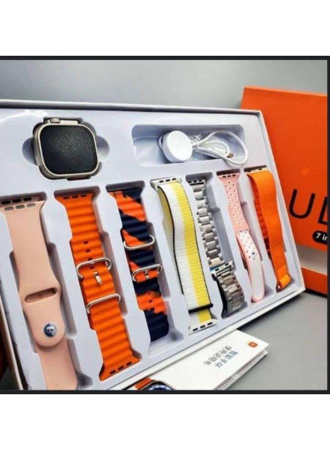 TK-X40 Ultra 3 Smart Watch with 7-in-1 Strap Set –…