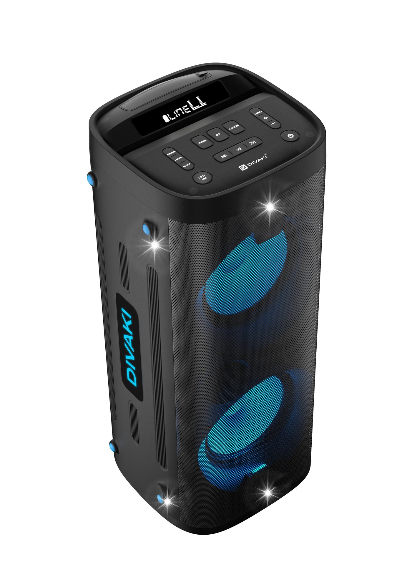 DIVAKI Extra Bass Portable Speaker 1000W, 2 Wireless…
