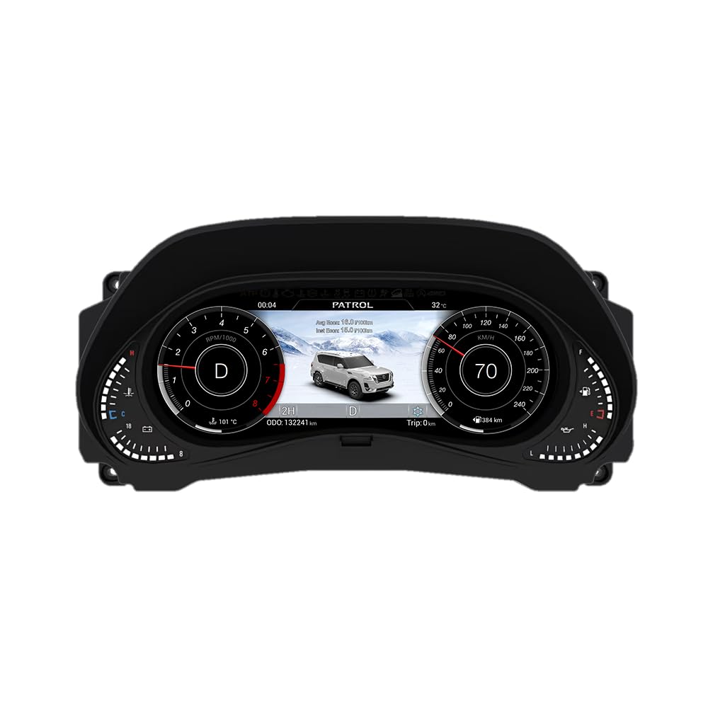 Compare Digital Instrument Cluster Display for Nissan patrol Y62 20082022 Speedometer UpgradeMultifunctional Speedometer 123HD screen1920720 2S Fast Boot PlugPlay NonDestructive InstallOTA Upgrade at KSA Price