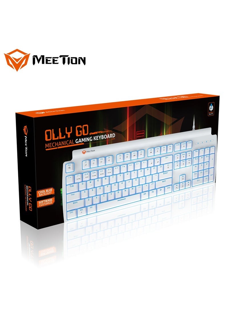 Meetion MK600 Mechanical Keyboard Anti-ghosting Full…