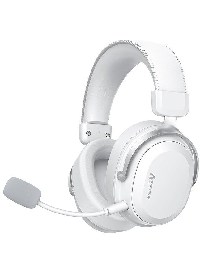 Compare L30Pro Wireless Gaming Headset with 2.4GhzBTWired, Long Battery Life with Detachable Microphone 7.1 Surround Sound UltraLow Latency for PCPS5XboxSwitchMobile White at KSA Price