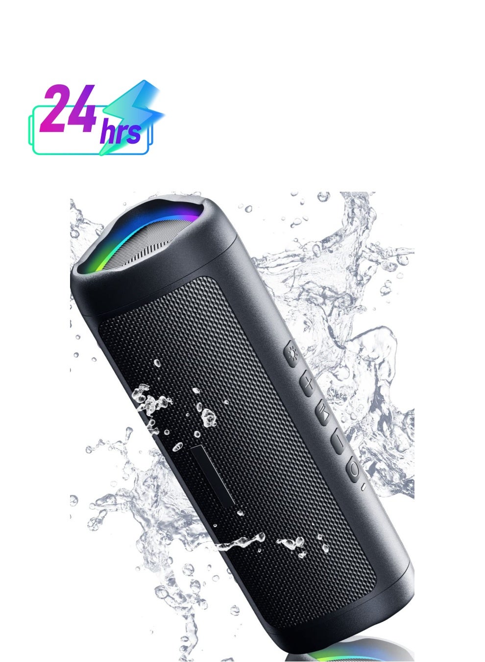 Bluetooth Speaker with HD Sound, Portable Wireless,…