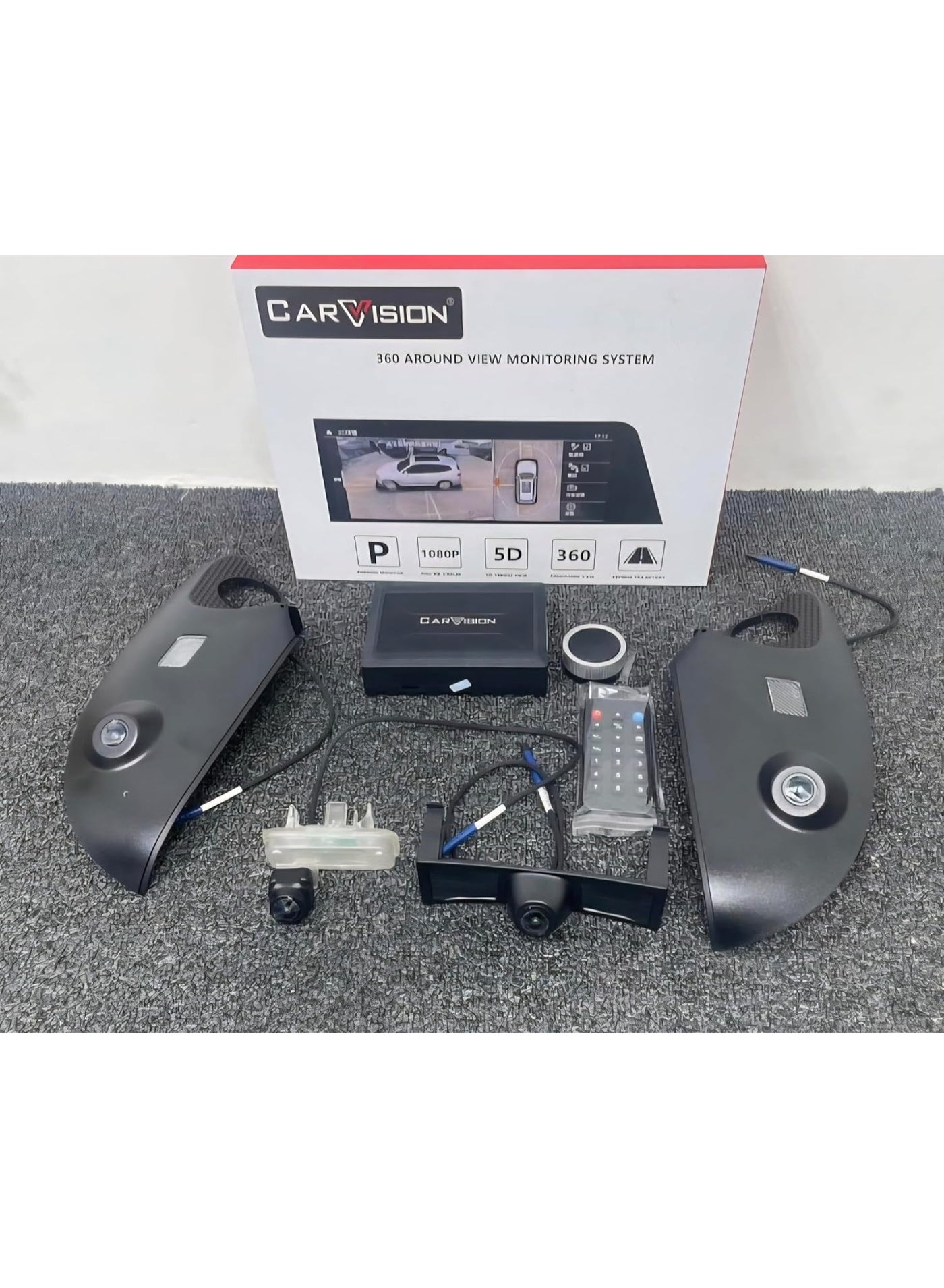 Compare CARVISION 360Degree Around View Car Monitoring System for Toyota Land Cruiser LC200 2016–2021, 1080P HD 5D MultiCamera Array with RealTime Display and Black Control Box at KSA Price