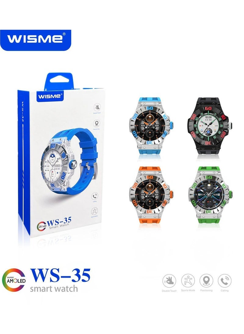 WS-35 Smart Watch with AMOLED Display – All-in-One…