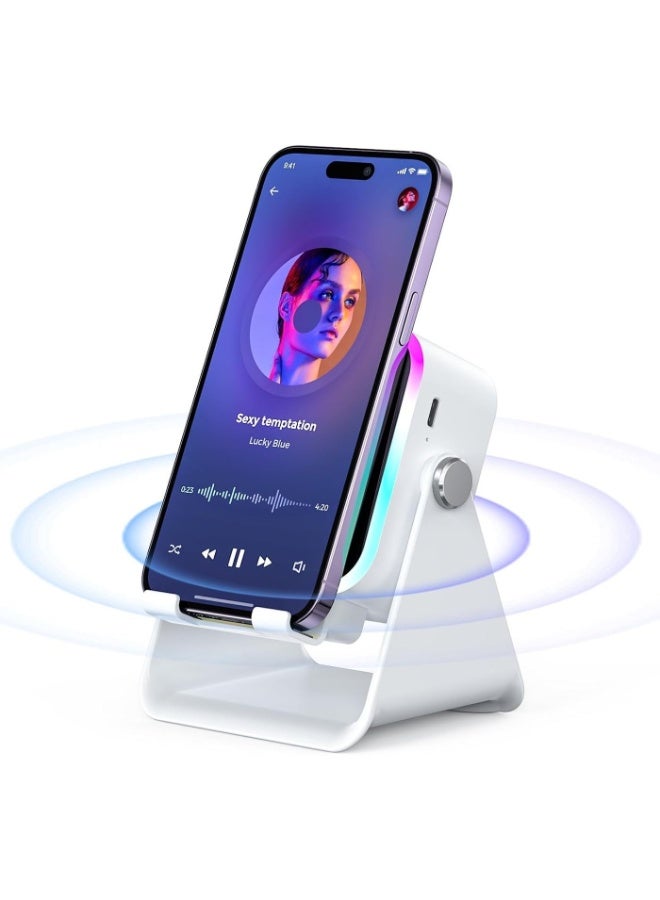 Induction Speaker with Phone Stand 5 in 1…