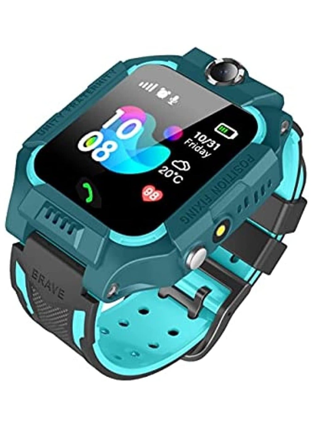 Compare ELTERAZONE Q19 New Positioning Student Factory Outlet Kids Smart Phone Watch Dark Green at KSA Price