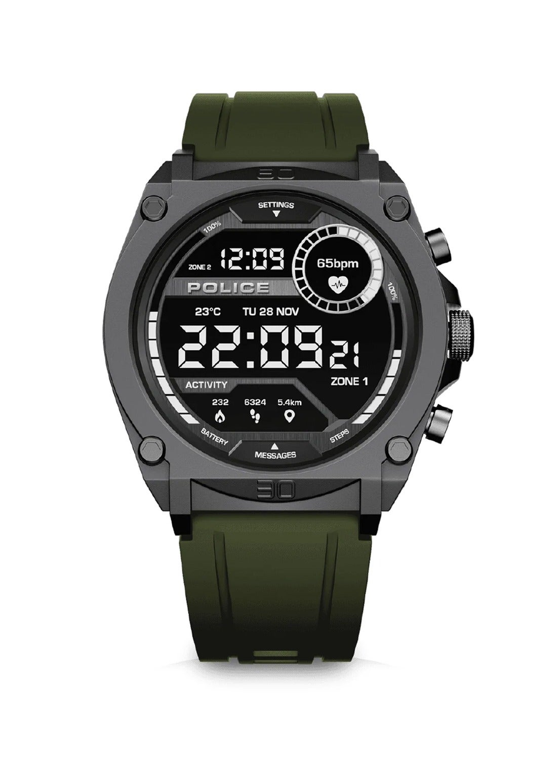 Compare My Avatar Smartwatch with AMOLED Display, Rapid Charging, Fitness Tracking, Interchangeable Straps & Seamless iOSAndroid Connectivity, 1P68 at KSA Price