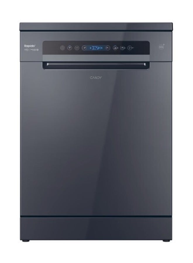 Compare Rapido Free Standing Dishwasher ,15 Places Setting , Advanced Remote Control CF 5C6F0A19 Anthracite at KSA Price