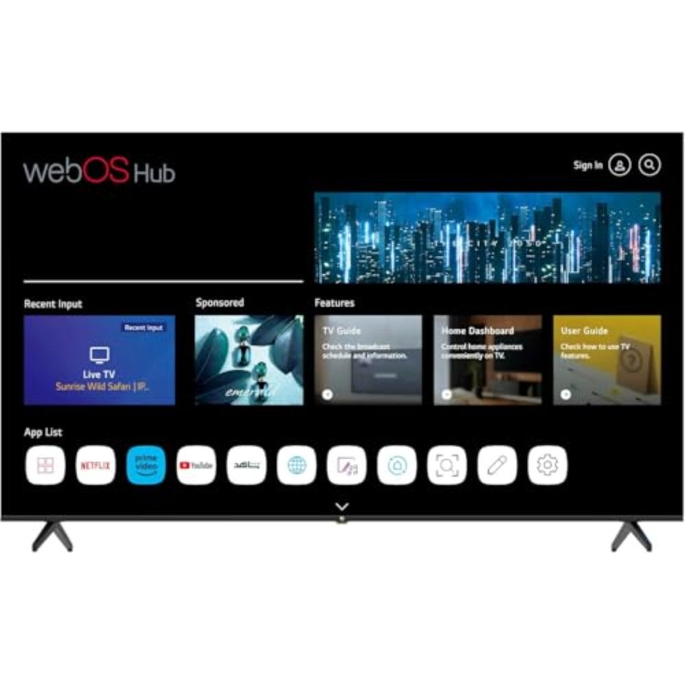 65 Inch Edgeless 4K UHD Smart TV with…