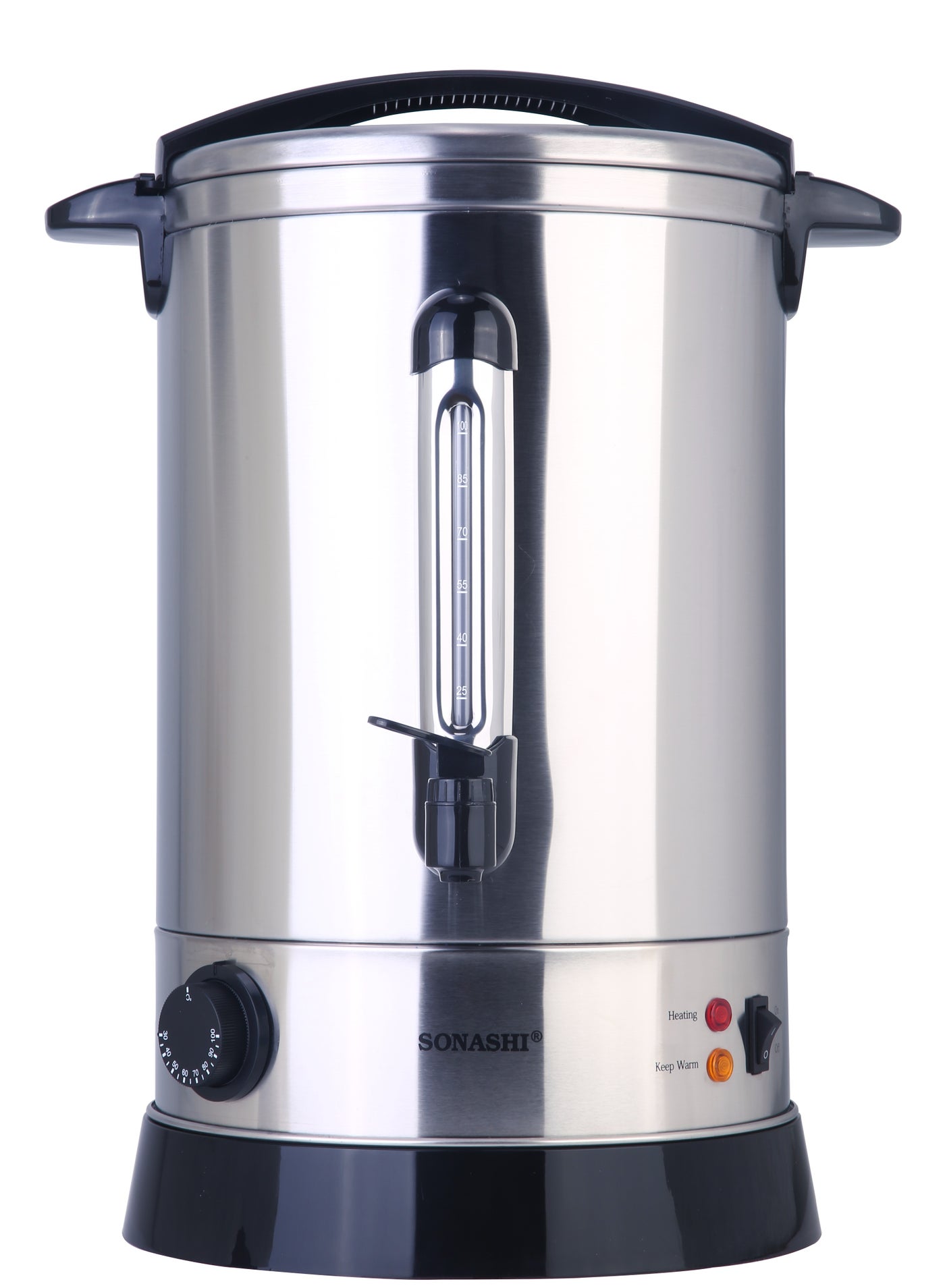 Compare 15L Electric Water Boiler  Stainless Steel Double Layer Body with Water Tag | Auto & Resettable Thermostat with Indicator Light | Perfect for Outings, Office Parties and Home 1650W SEWB15 Silver Black at KSA Price