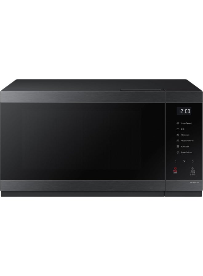 Compare Samsung Microwave 40L Dial Grill MWO With Seamless & Recessed Handle Design and Sheath Heater, 40.0 L 1500.0 W MG40DG5525AGSG Black at KSA Price