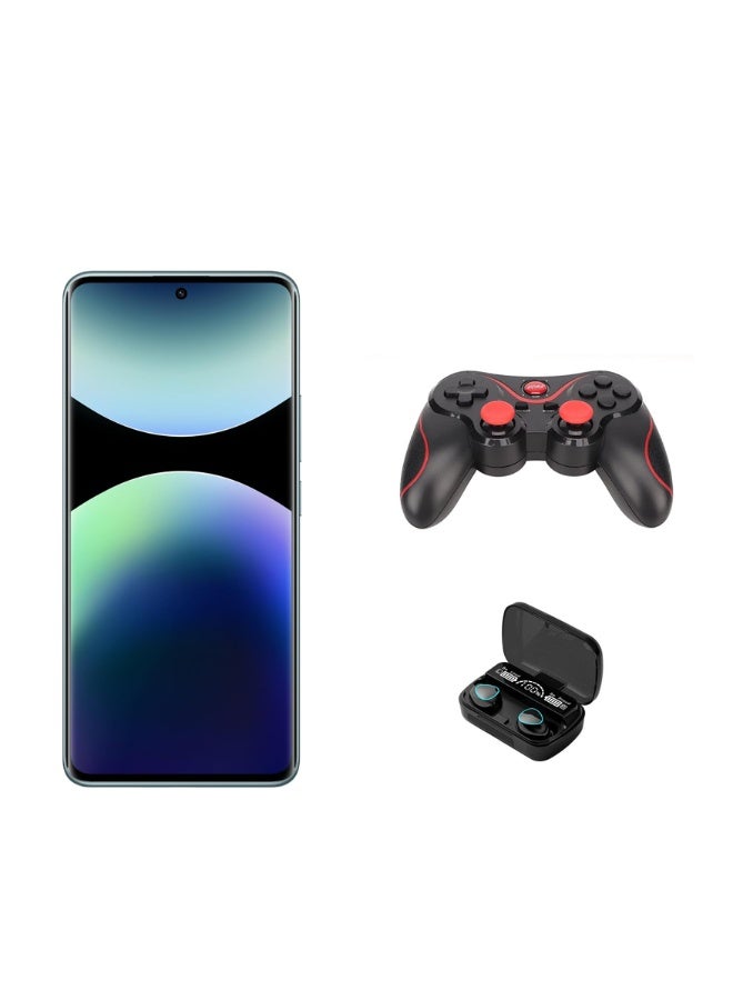 Compare Redmi Note 14 Pro Plus + 5G 12GB+512GB Smartphone Snapdragon®7S Gen3 50MP OIS 6200mAh 120Hz 6.67″ 1.5K Display With Google Play Store, Green with Gifts at KSA Price