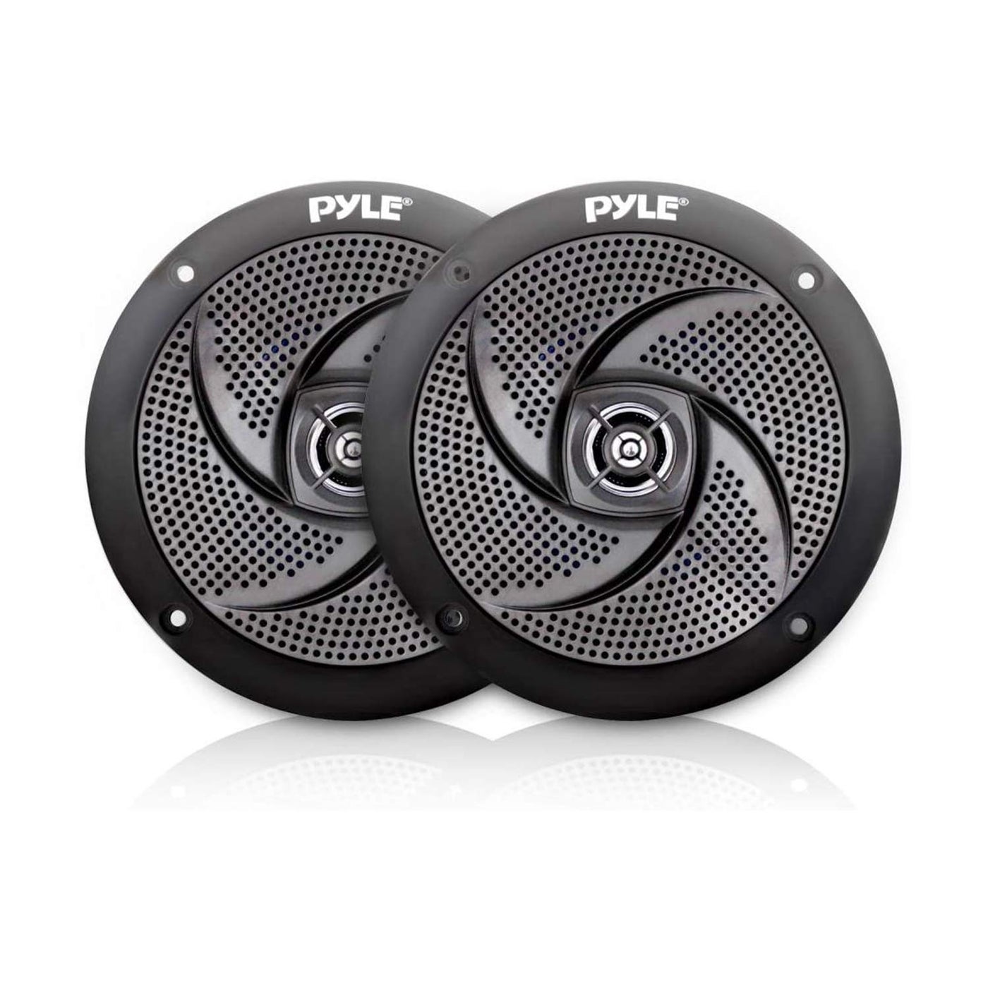 Compare Pyle Waterproof Marine Speakers Pair of 525 180 Watt Low Profile Slim Style System Weather Resistant Outdoor Rated Speakers for Boat Patio Poolside Deck Home Black at KSA Price