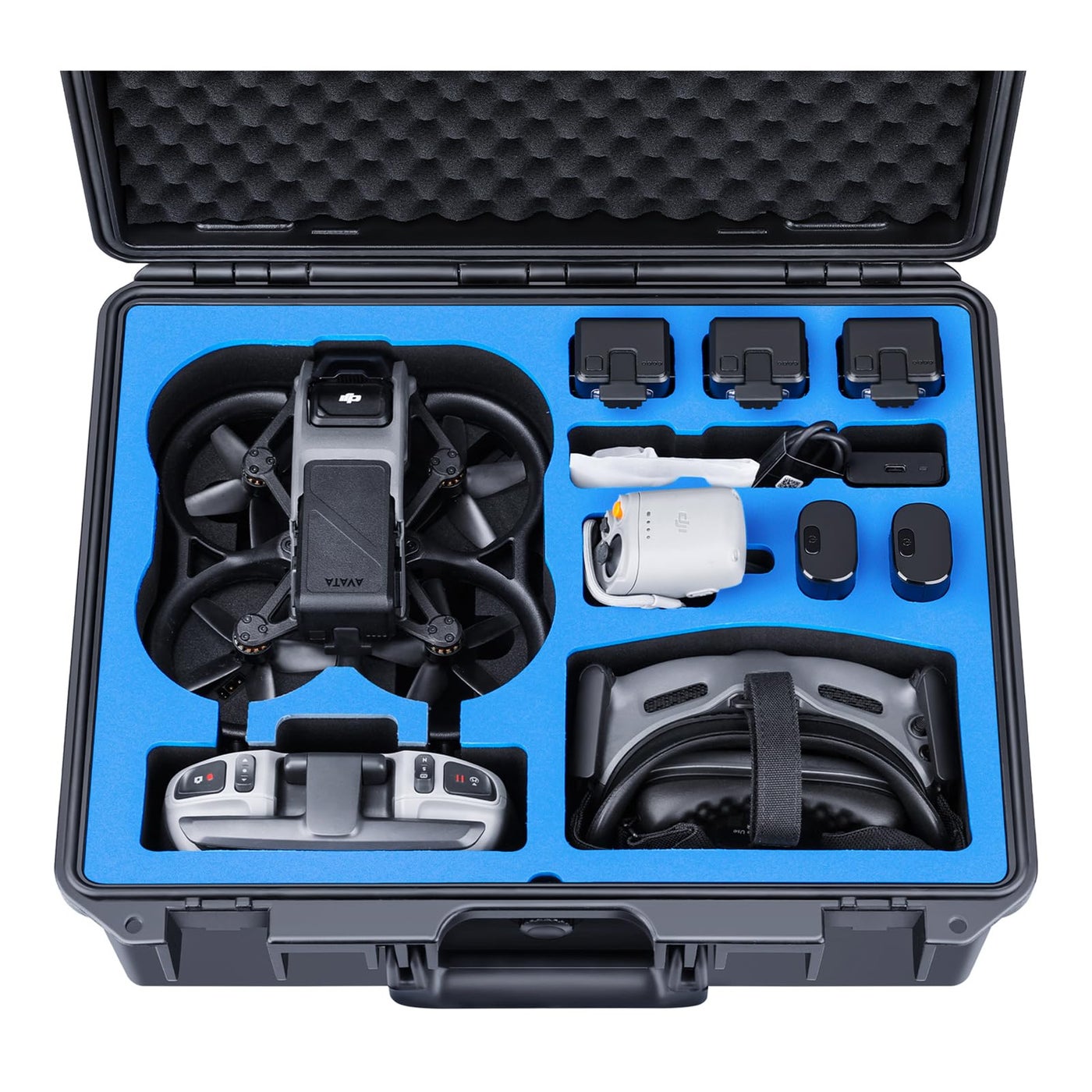 Compare Lykus Titan AT110 Waterproof Hard Case for DJI Avata, Goggles 2Goggles Integra, and FPV Remote Controller, Support up to 9 Avata batteries and 3 Goggles batteries CASE ONLY at KSA Price