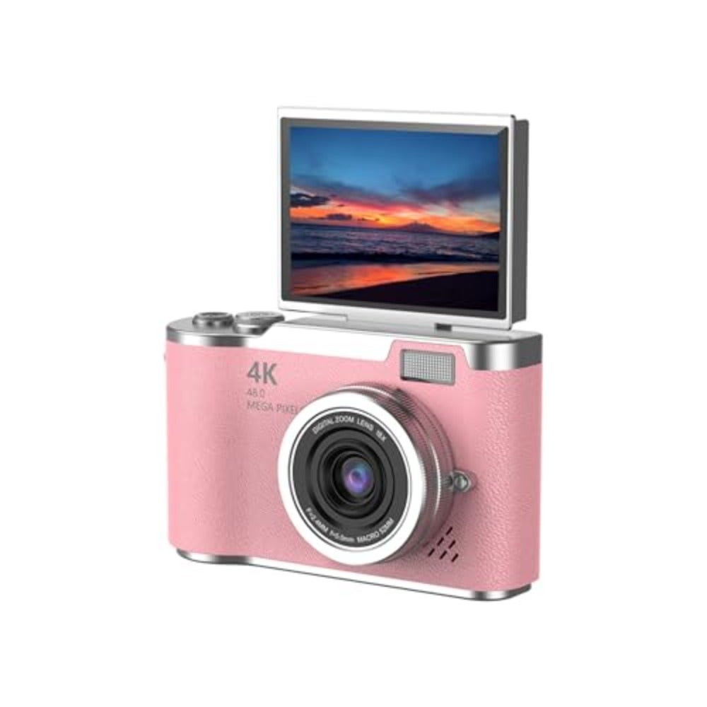 Compare Digital Camera for Photography Beginners 48MP Resolution, 18X Digital Zoom, 2.4Inch Flip Screen, Compact TravelFriendly Design, Black at KSA Price