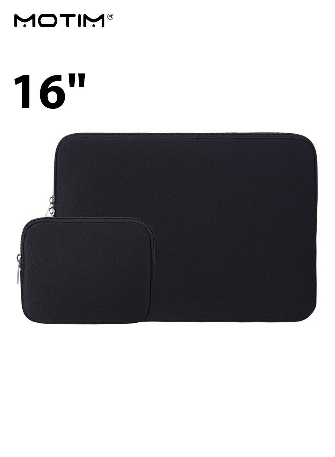2 Pcs/Set Laptop Sleeve Case with Small Pouch 16…