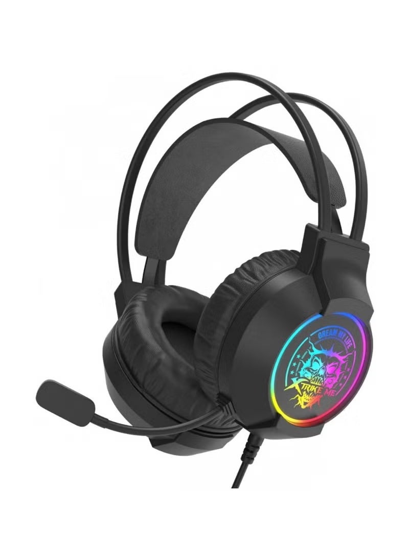 Compare Xtrike Me GH416 Surround Sound Gaming Headset With USB Connector And RGB Light at KSA Price