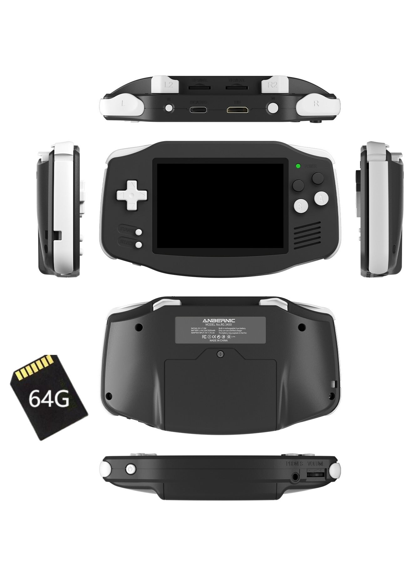 RG 34XX Handheld Game ConsoleH700 quad-core ARM…