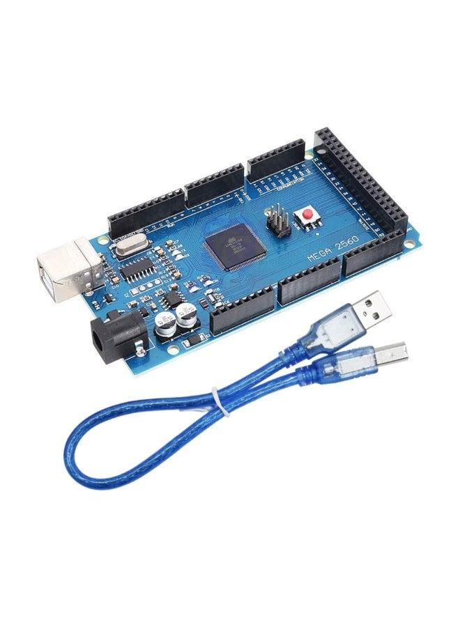 Compare Mega 2560 R3 Board ATMEGA256016AU USB CH340G Compatible with Arduino at KSA Price