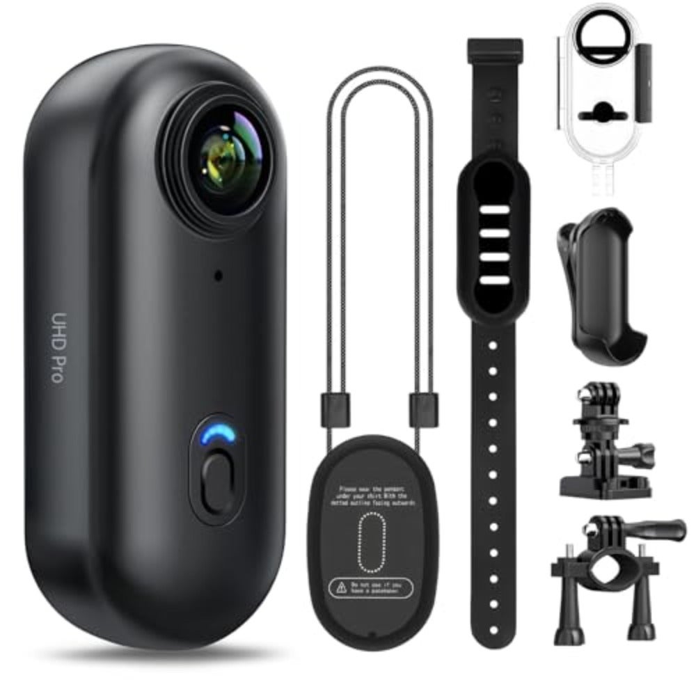 4K Action Camera Mini Vlogging Camera Small Body…