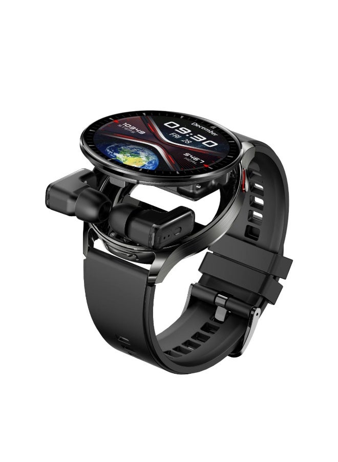Compare Porodo Pulse Smartwatch with Earbuds, 1.4 IPS Display, Health & Fitness Tracker, IP67 at KSA Price