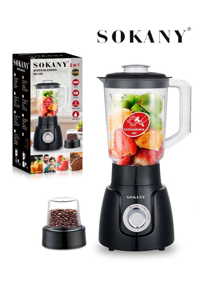 2 In 1 Countertop Blender with Grinder Mills,Electric…