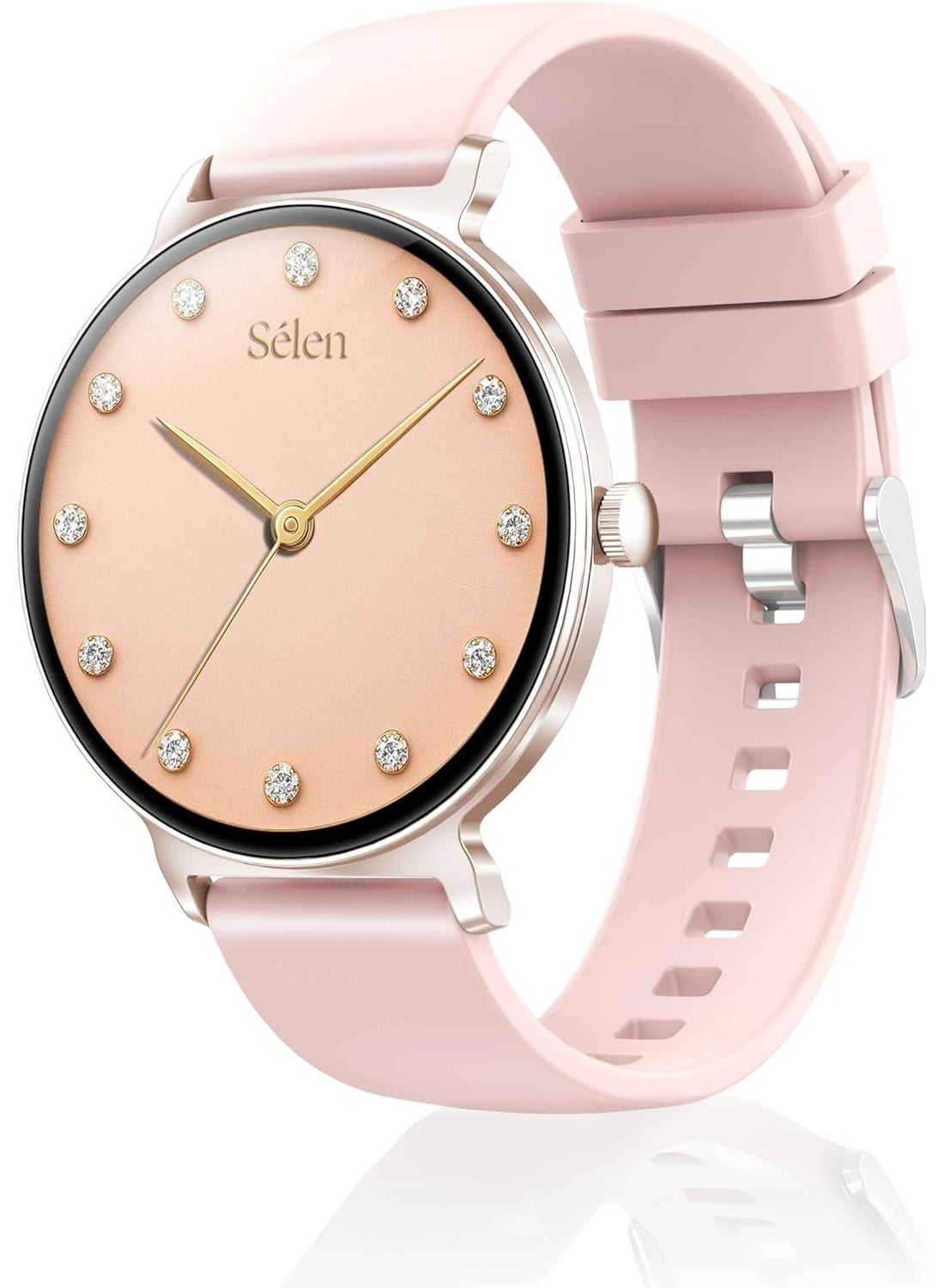 Compare Xcell Selen 3 Womens Smartwatch | 1.28 AMOLED Display | Slim Design | IP67 | Bluetooth Calling | Heart Rate & SpO2 | Workout Detection |1 Week Battery | English & Arabic Pink Frame & Silicon Strap at KSA Price
