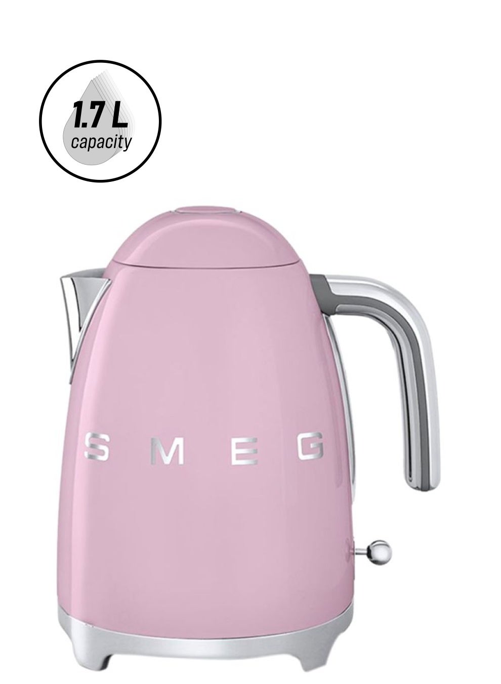 Compare 50s Retro Style Aesthetic Countertop Kettle 1.7 L 2400.0 W KLF03PKAU PinkSilver at KSA Price