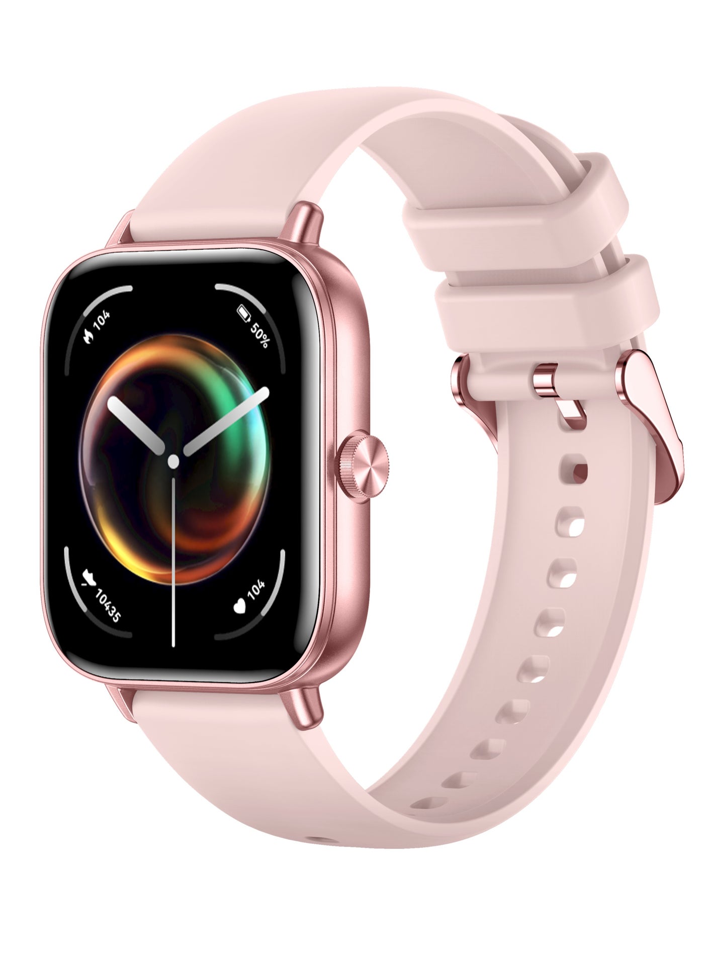 Compare Womens SmartWatch, 1.83inch HD Large Screen, Wireless Calling, Voice Assistant, IP68 Waterproof, Health Management, 100+ Sports Modes, Ladies Casual Watch, I128 Tape Pink at KSA Price
