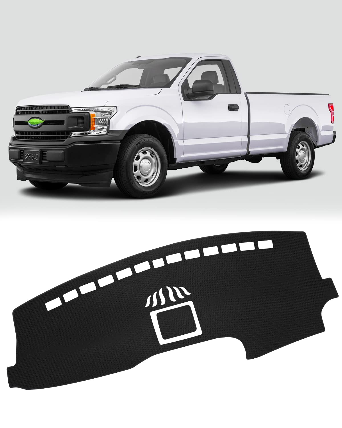 Compare Dash Cover for Ford F150 F150 20152020, Dashboard Cover Car Accessories Sunshade Nonslip Mesh Protector No Glare Without HUDNot fits for 2018 F150 Dashboard Without Speaker Center Bin at KSA Price